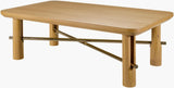 Surya Valdo VLDO-002 16"H x 50"W x 28"D Accent Table