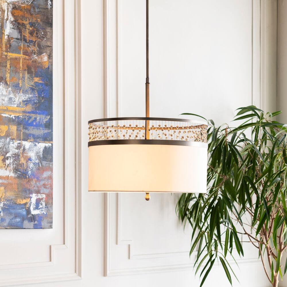 Surya Bijou BJU-001 19"L x 19"W x 11"H Ceiling Lighting