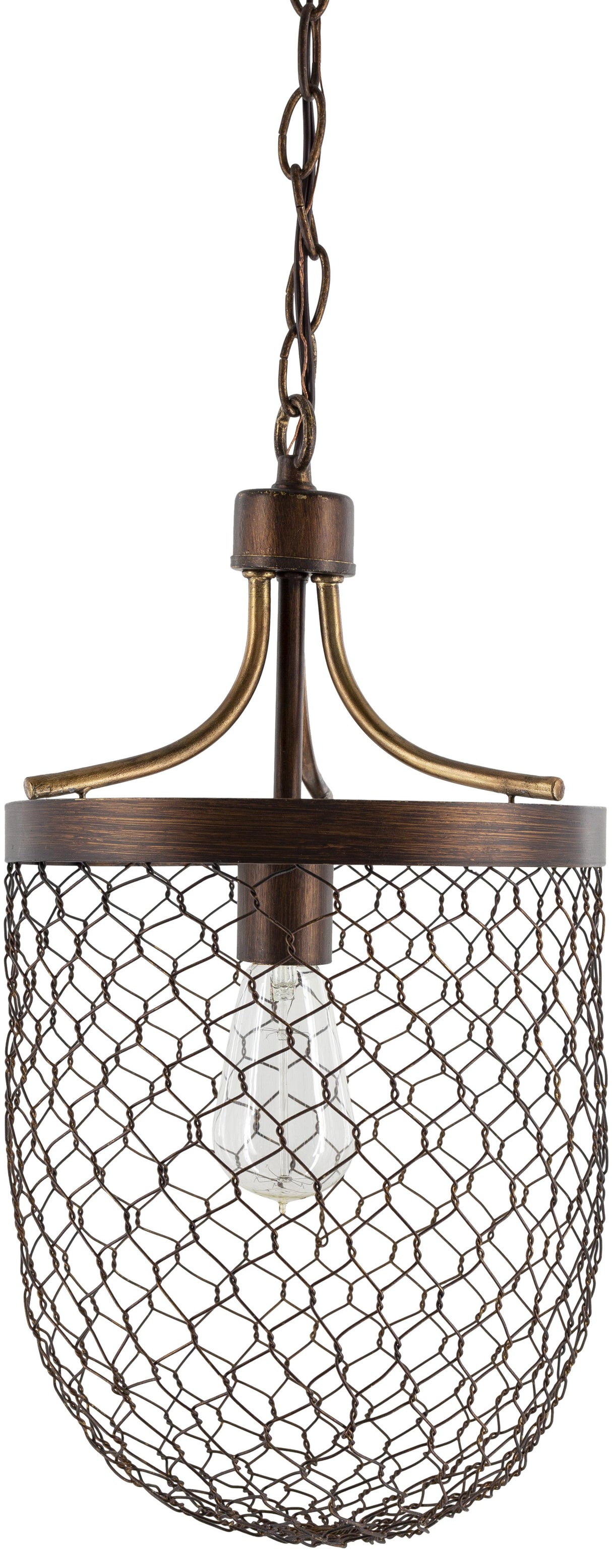 Surya Furrow FUW-001 12"H x 12"W x 17"D Ceiling Light