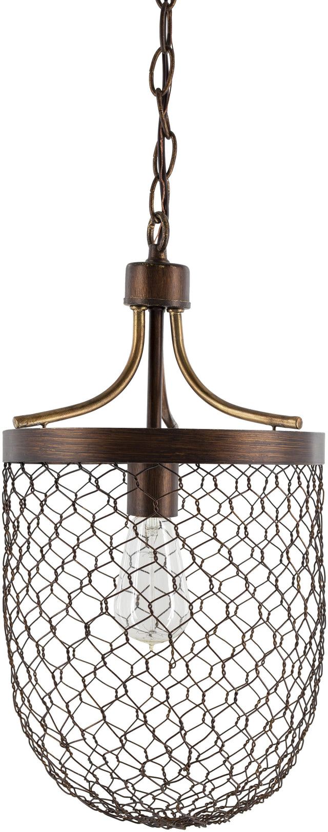 Surya Furrow FUW-001 12"H x 12"W x 17"D Ceiling Light