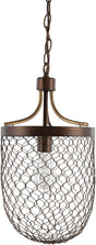 Surya Furrow FUW-001 12"H x 12"W x 17"D Ceiling Light