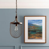 Surya Furrow FUW-001 17"L x 12"W x 12"H Ceiling Lighting