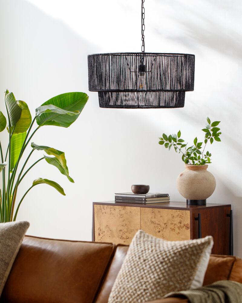 Surya Hascombe HSB-002 25"L x 25"W x 83"H Ceiling Lighting