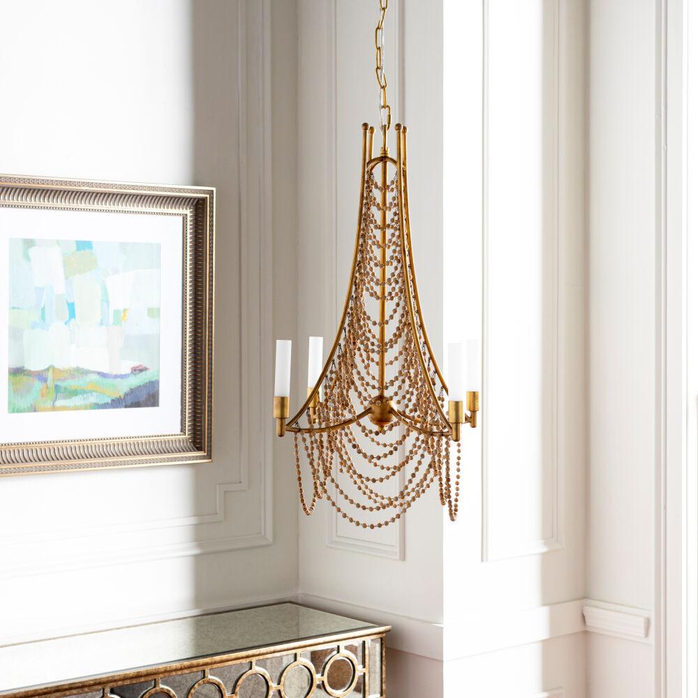 Surya Hawes HWS-001 20"L x 20"W x 26"H Ceiling Lighting