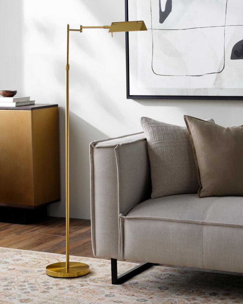 Surya Kiyomi KYM-001 55"H x 27"W x 10"D Floor Lighting
