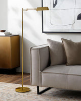 Surya Kiyomi KYM-001 55"H x 27"W x 10"D Floor Lighting