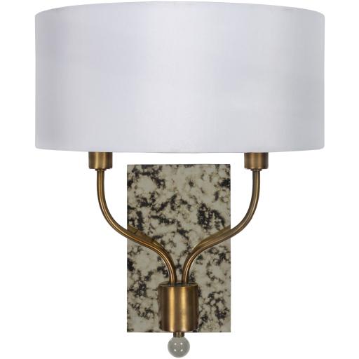 Surya Ogee OGE-001 17"H x 15"W x 6"D Wall Sconce