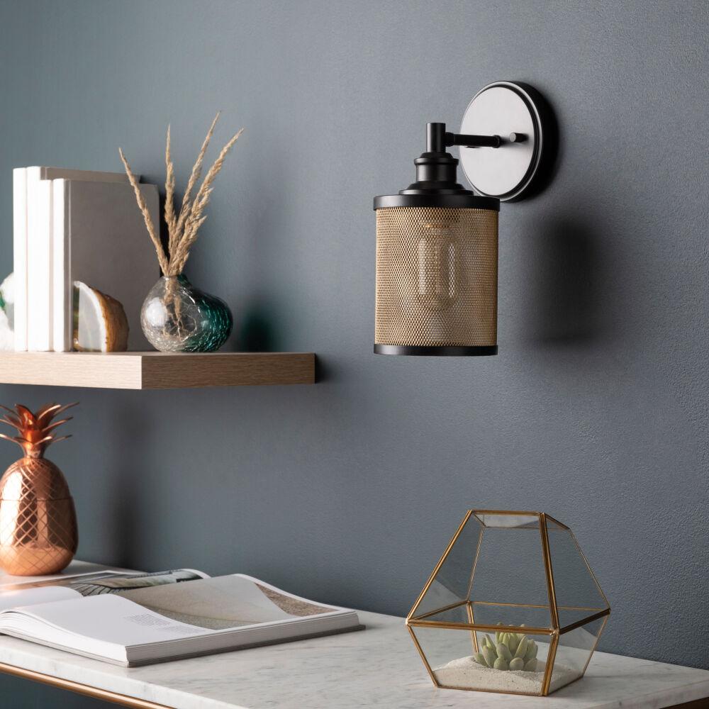 Surya Porson POR-001 7"L x 5"W x 11"H Wall Lighting
