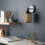 Surya Porson POR-001 7"L x 5"W x 11"H Wall Lighting