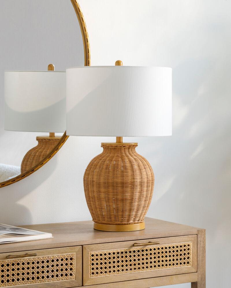 Surya Ziran ZIR-001 26"H x 16"W x 16"D Table Lighting