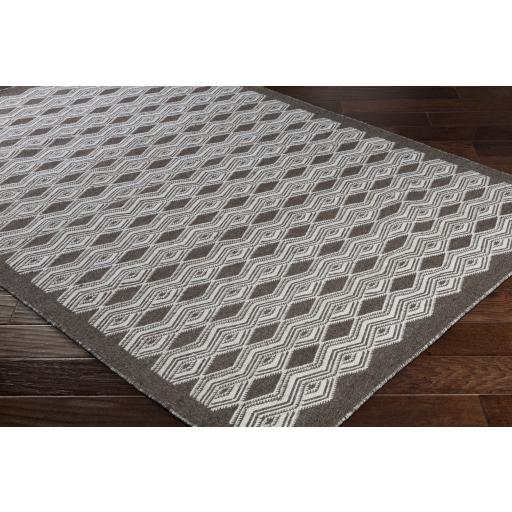 Surya Agostina AGO-1004 Charcoal Cream 5' x 7'6" Rug