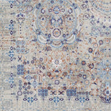 Surya Aisha AIS-2310 Blue Burnt Orange 5'3" x 7'3" Rug