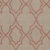 Surya Alfresco ALF-9588 Brick Red Light Brown 7'3" Round Rug