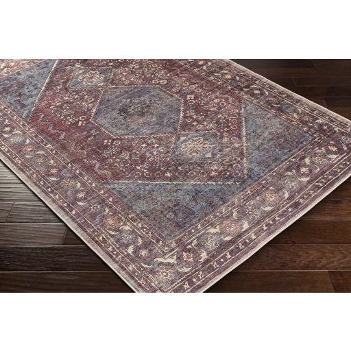Surya Amelie AML-2306 Beige Brick Red 2' x 2'11" Rug