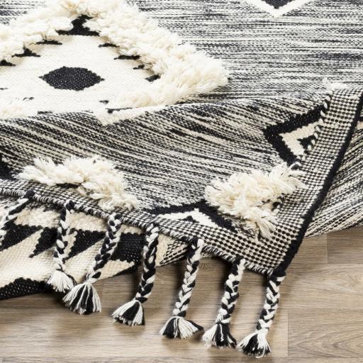 Surya Apache APA-2302 Black Cream 2' x 3' Rug