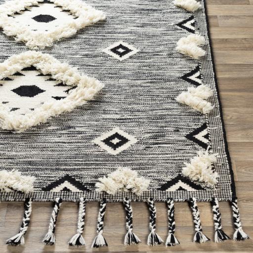 Surya Apache APA-2302 Black Cream 8' x 10' Rug