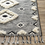 Surya Apache APA-2302 Black Cream 8' x 10' Rug