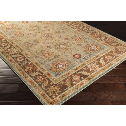 Surya Arabesque ABS-3011 Black Burgundy 8'10" x 12'9" Rug