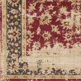 Surya Arabesque ABS-3034 Black Burgundy 1'10" x 2'11" Rug