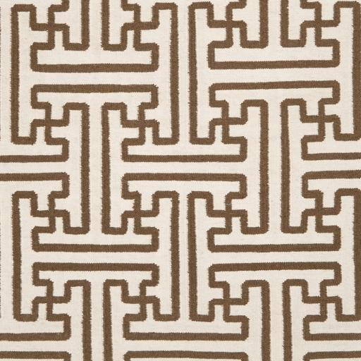 Surya Archive ACH-1709 Dark Brown Ivory 3'6" x 5'6" Rug