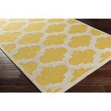 Surya Arise AWRS-2124 Beige Bright Yellow 8' Round Rug