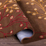 Surya Athena ATH-5052 Brown Burgundy 3' x 12' Rug