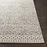 Surya Bahar BHR-2315 Charcoal Light Beige 2' x 2'11" Rug