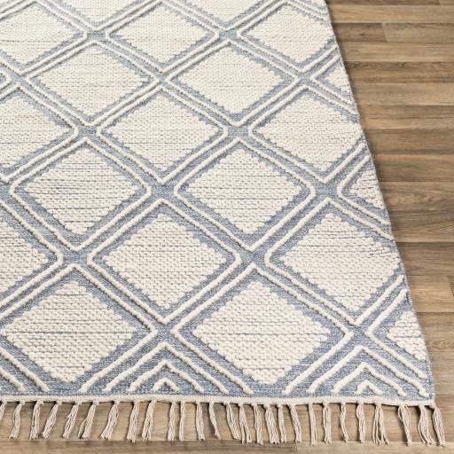 Surya Bedouin BDO-2305 Cream Denim 2'6" x 8' Rug