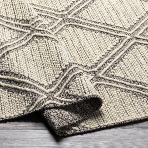 Surya Bedouin BDO-2314 Black Cream 3' x 5' Rug