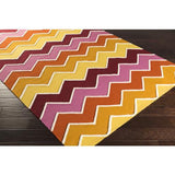 Surya Blox BLX-9002 Brick Red Burgundy 2' x 3' Rug