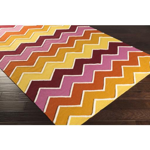 Surya Blox BLX-9002 Brick Red Burgundy 8' x 11' Rug