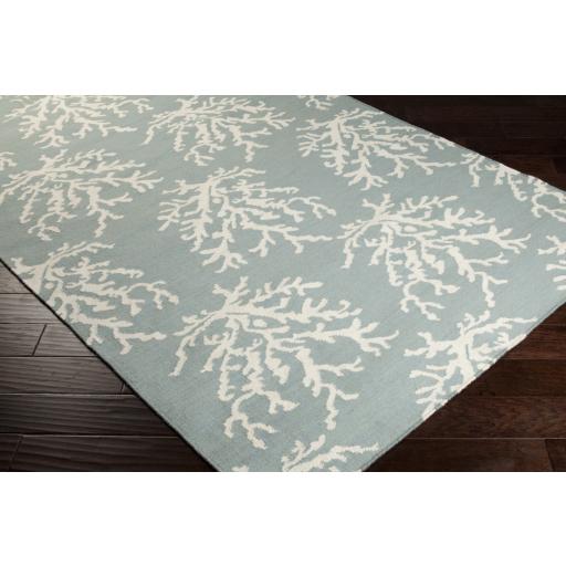 Surya Boardwalk BDW-4010 Ivory Light Blue 2' x 3' Rug