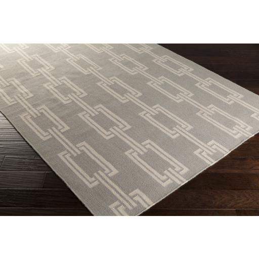 Surya Boardwalk BDW-4039 Gray Ivory 2'6" x 8' Rug