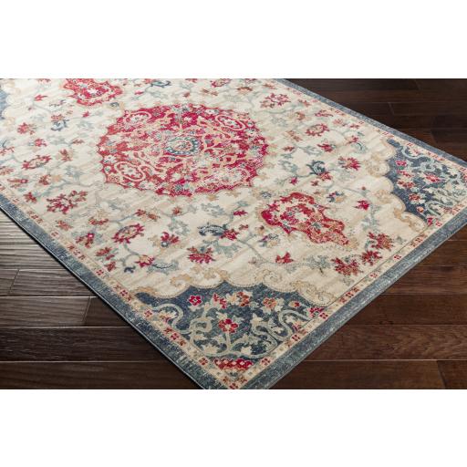 Surya Bohemian BOM-2310 Burnt Orange Gray 9' x 12'9" Rug