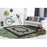 Surya Botany BOT-2482 Black Charcoal 9' x 13' Rug