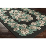 Surya Botany BOT-2482 Black Charcoal 9' x 13' Rug
