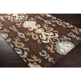 Surya Brentwood BNT-7673 Dark Brown Ivory 8' x 10' Rug