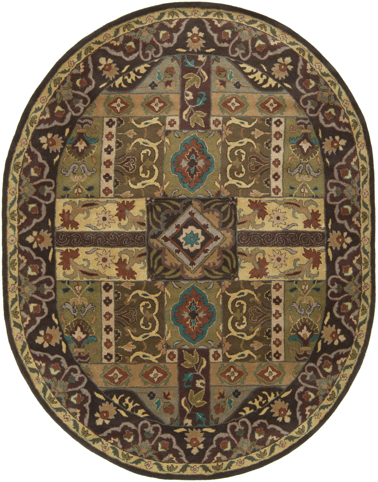 Surya Caesar CAE-1048 8' x 10' Oval Rug