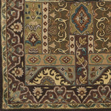 Surya Caesar CAE-1048 Black Brick Red 8' x 10' Oval Rug