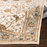 Surya Caesar CAE-1088 Brick Red Dark Brown 4' Round Rug
