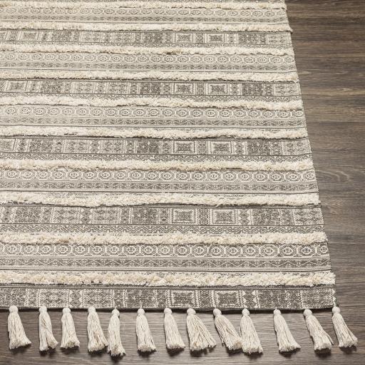 Surya Calisa CLC-2300 Charcoal Cream 8' x 10' Rug