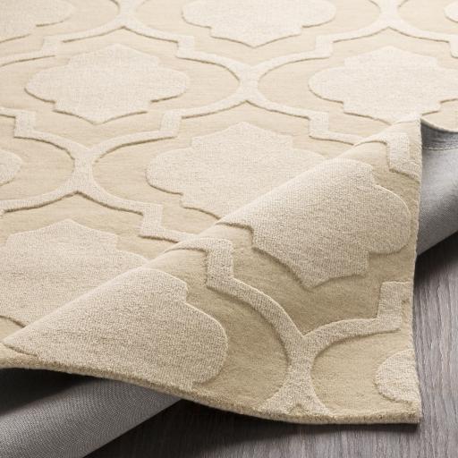 Surya Central Park AWHP-4012 Ivory Tan 9'9" Round Rug