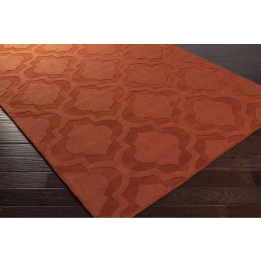 Surya Central Park AWHP-4015 Brick Red Burnt Orange 2'3" x 10' Rug