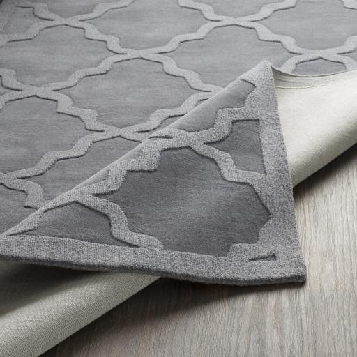 Surya Central Park AWHP-4023 Gray Medium Gray 7'9" Round Rug