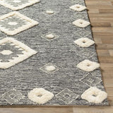 Surya Cherokee CHK-2300 Black Cream 2'6" x 8' Rug