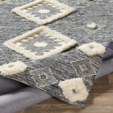 Surya Cherokee CHK-2300 Black Cream 2'6" x 8' Rug
