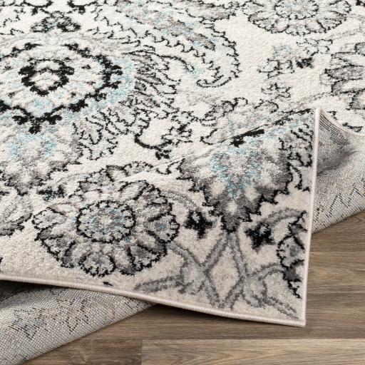 Surya Chester CHE-2323 Black Charcoal 5'3" x 7'3" Rug