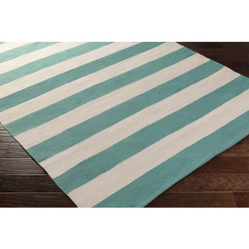 Surya City Park AWCP-3067 Aqua Cream 2'6" x 12' Rug