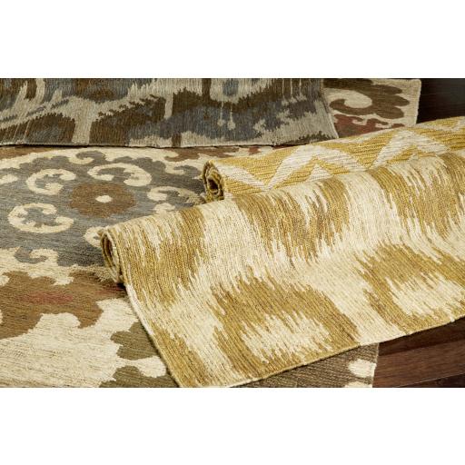 Surya Columbia CBA-106 Brick Red Deep Teal 2' x 3' Rug