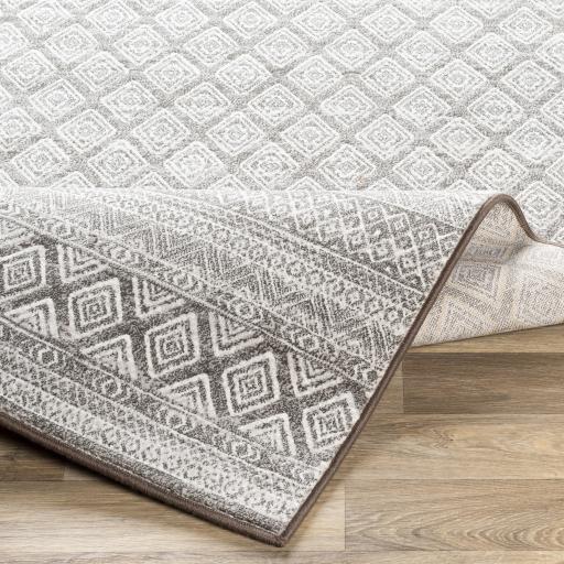 Surya Contempo CPO-3847 Charcoal Light Gray 2'7" x 7'10" Rug